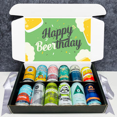 Birthday Dozen Brews Beer Gift Box