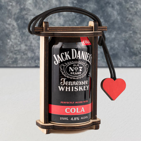 Jack Daniels Valentine's Can Puzzle Gift