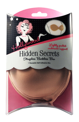 Hidden Secrets Sticky Invisible Bra - Nude