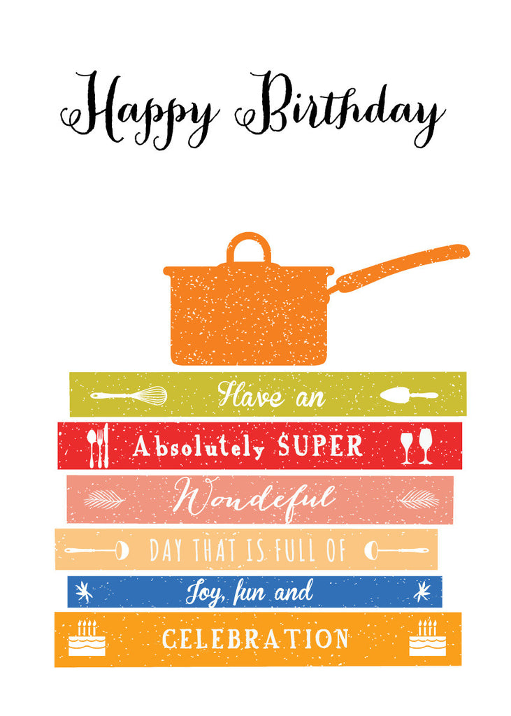 'Happy Birthday' - Cook Greetings Card – LOVEDAY DESIGNS