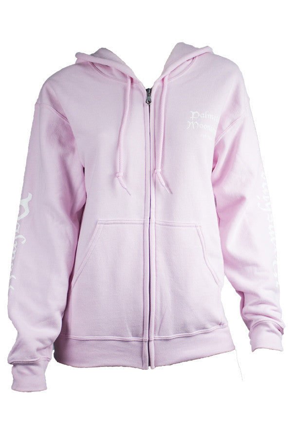 pink zip up