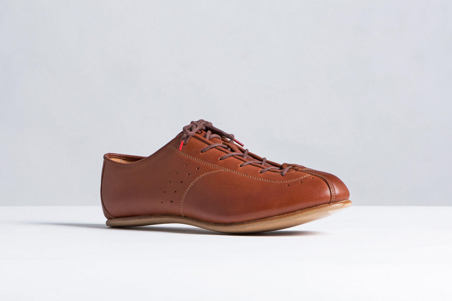 Vintage-Style Leather Cycling Shoes 