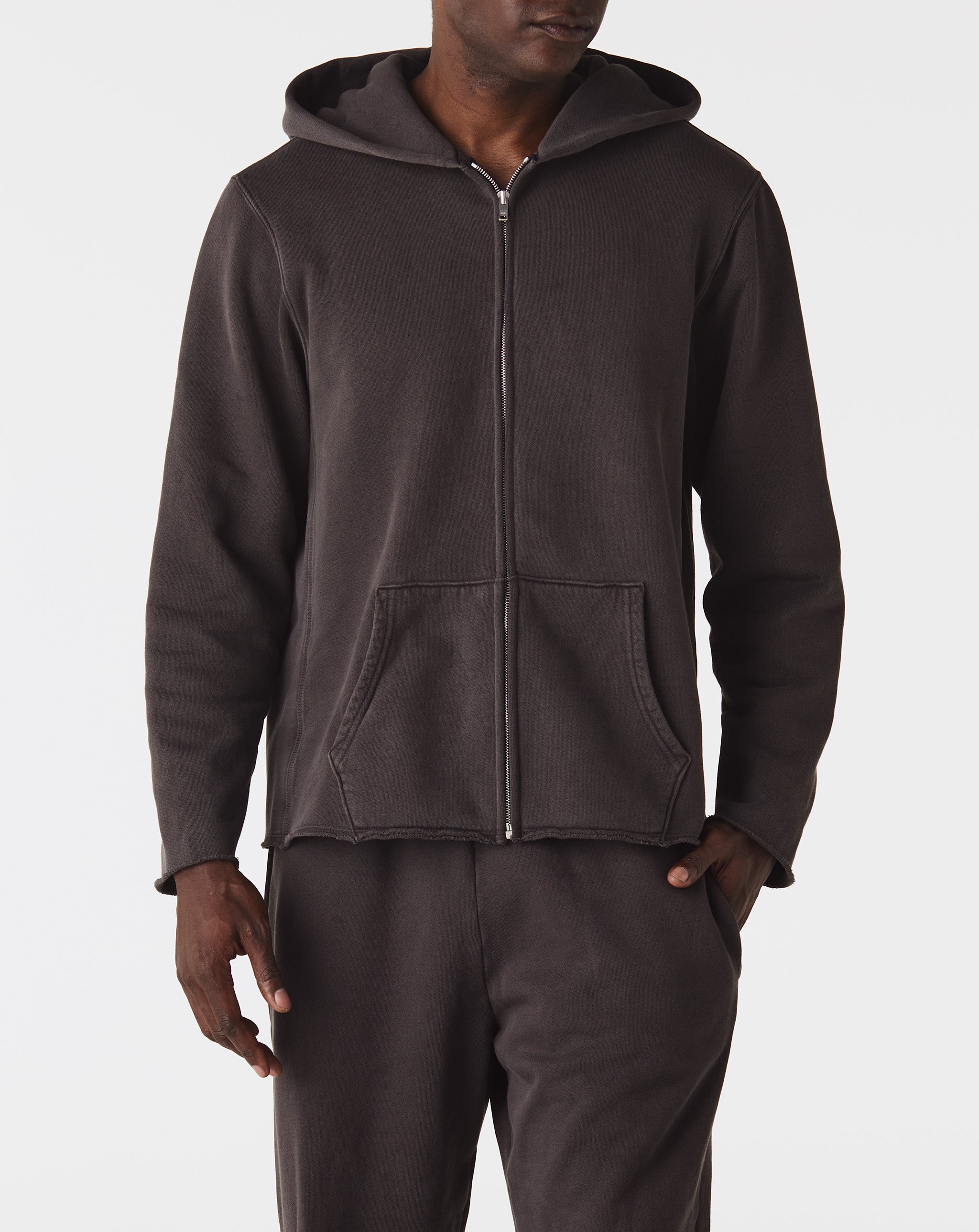 のアイテムを 希少 LES TIEN GREY ZIP-UP HOODIE | engeikos.com.co