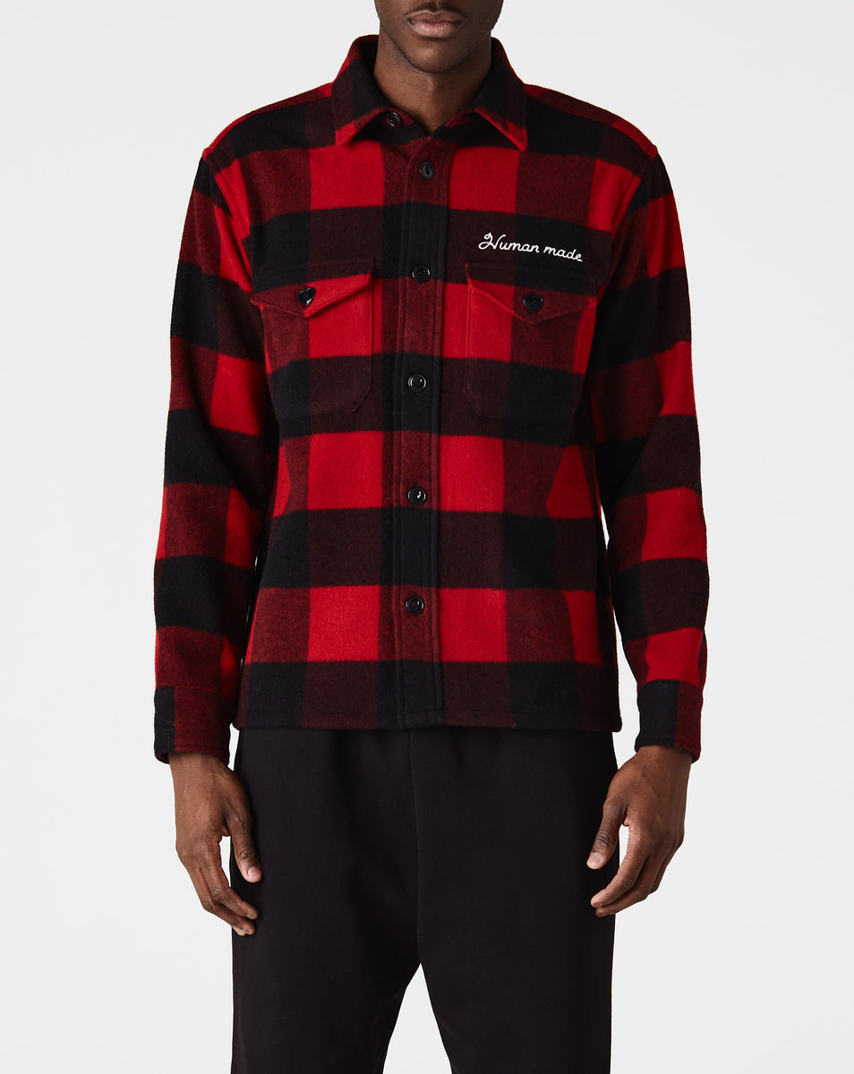 HUMAN MADE WOOL OVERSHIRT RED S-