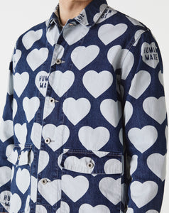 Human Made Heart Denim Coverall Jacket - XHIBITION