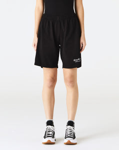 Sporty & Rich Script Logo Gym Shorts  - XHIBITION
