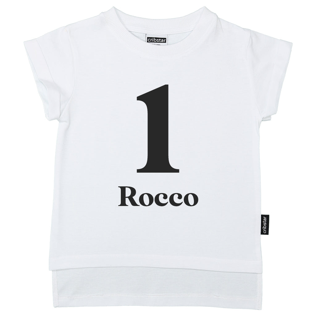 personalised 1st birthday shirt