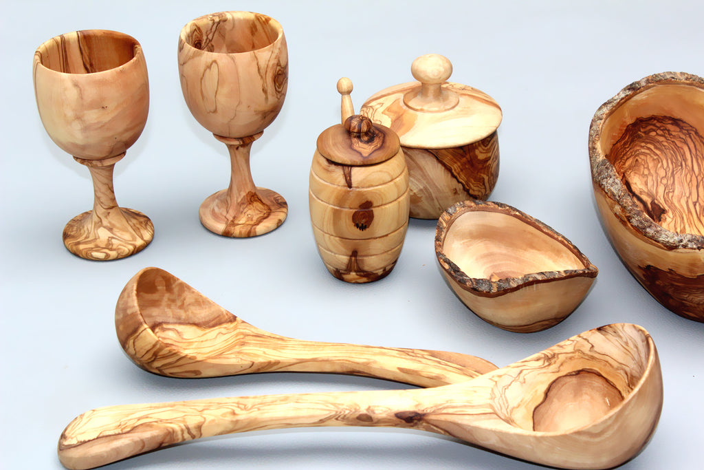 50% off - Olive Wood kitchen Set, A variety of Wooden ...