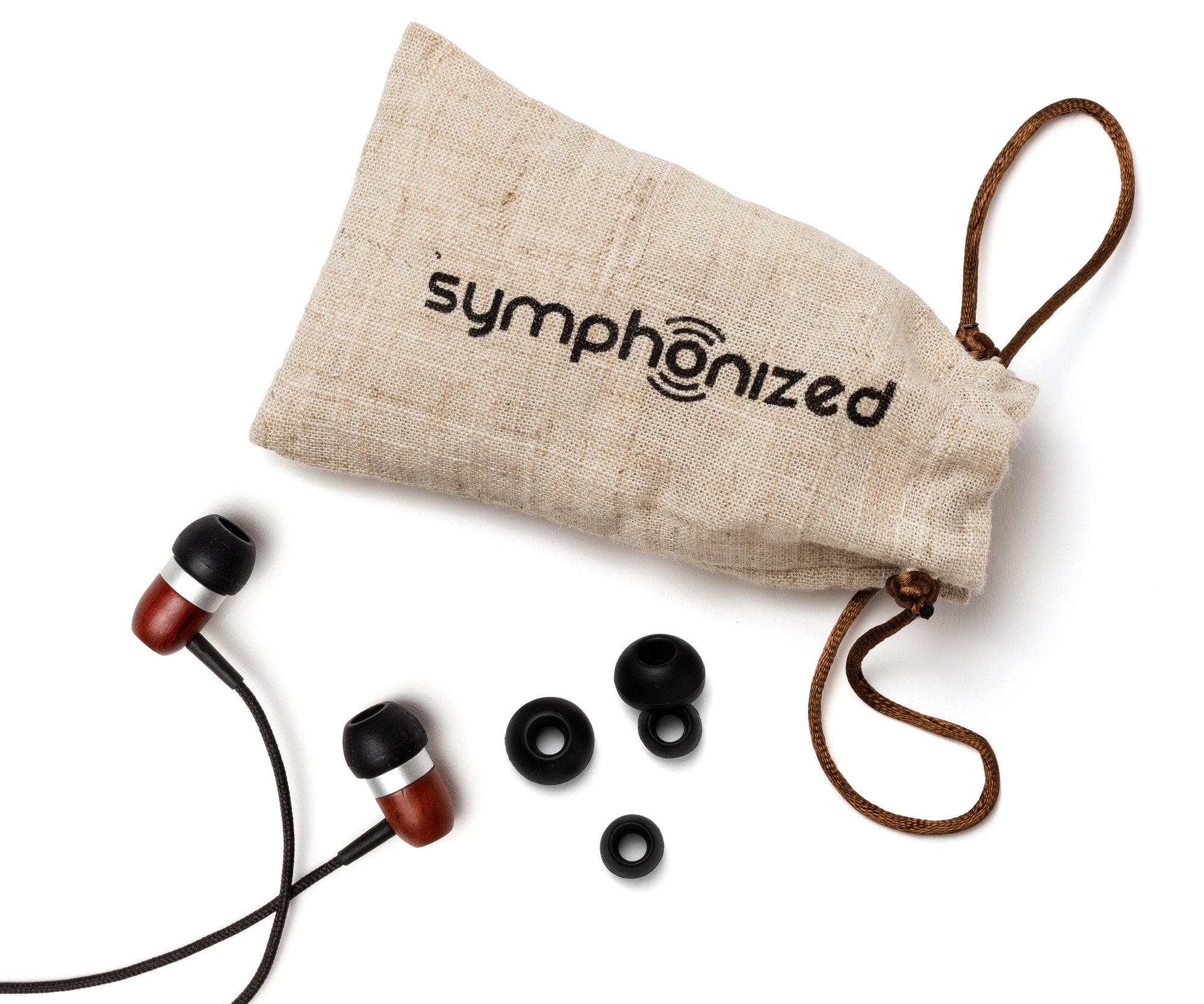 GLXY In-Ear Wood Headphones - Cherry