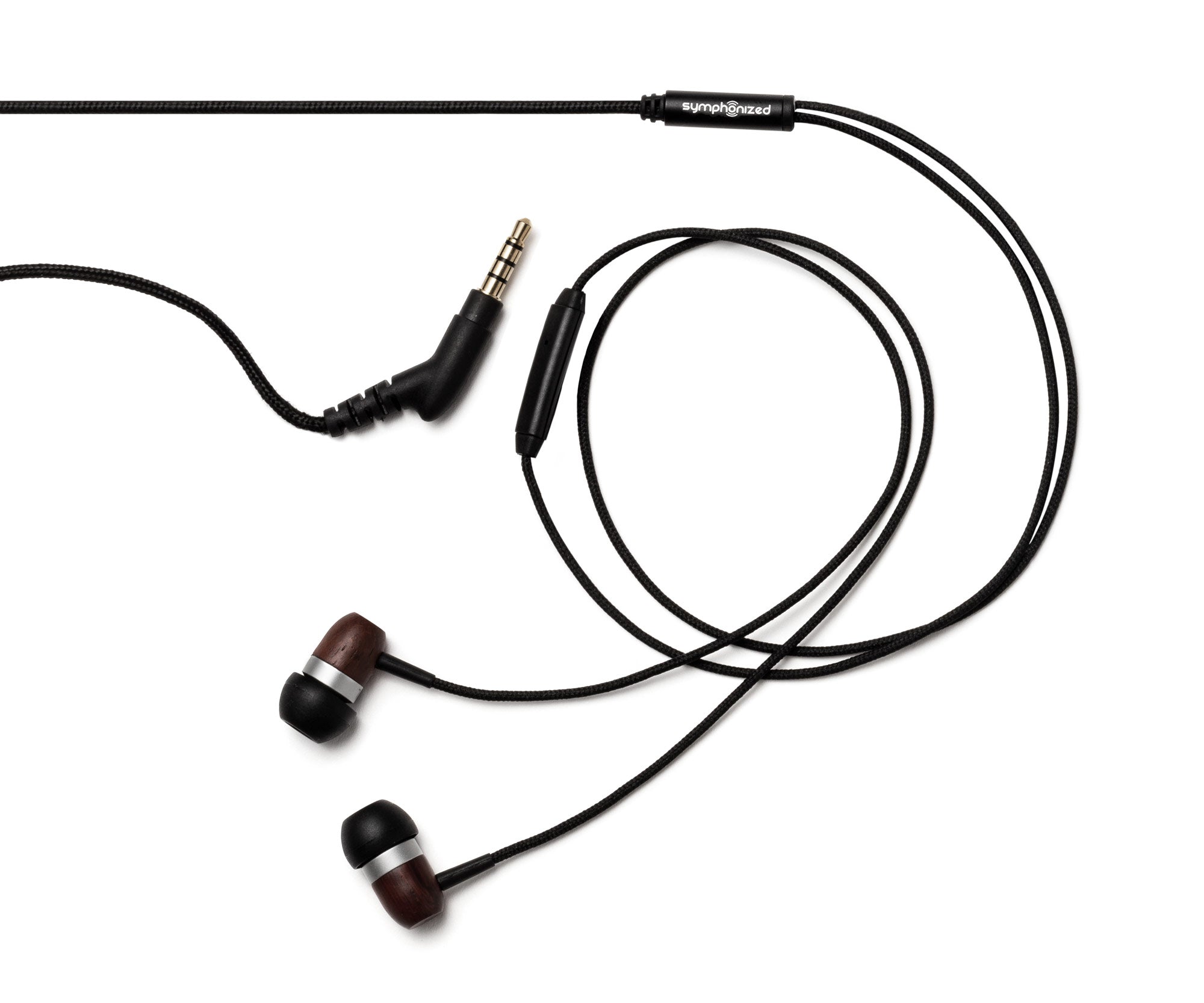 GLXY In-Ear Wood Headphones Ebony