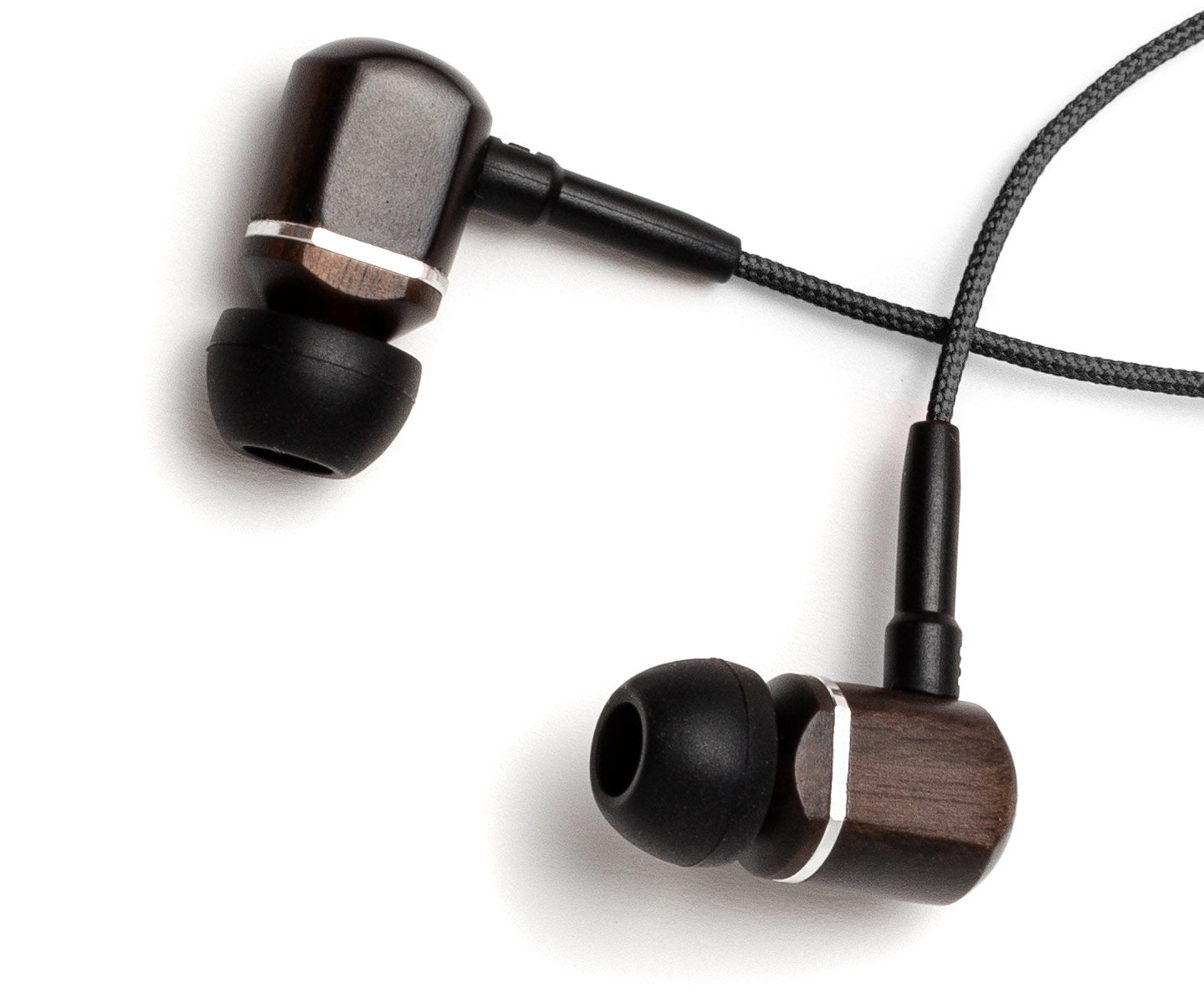 MTRX In-Ear Wood Headphones - Black