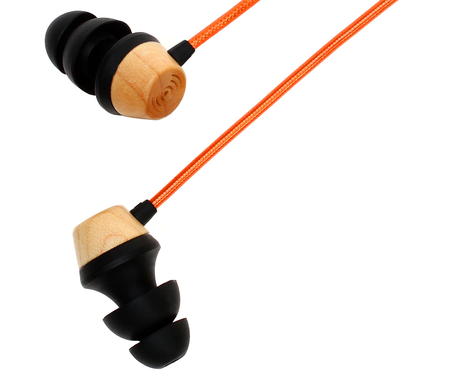 ALN In-Ear Wood Headphones - Black