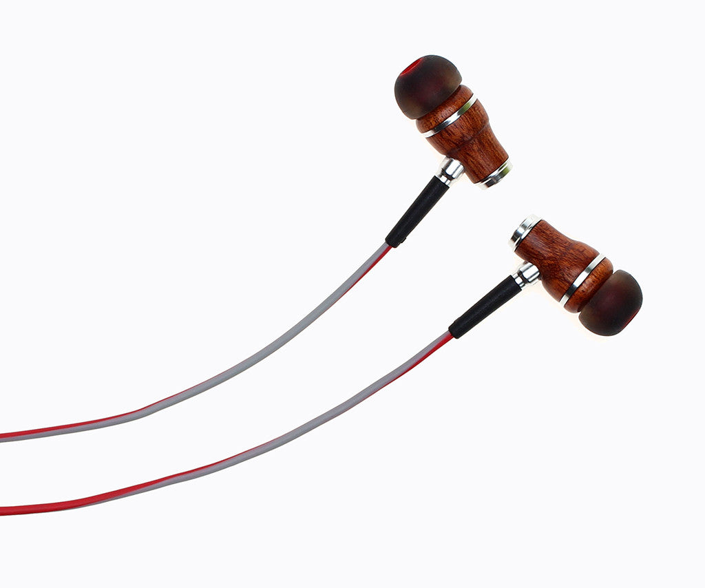 NRG 3.0 In-Ear Wood Headphones - Black and Gray – Symphonized