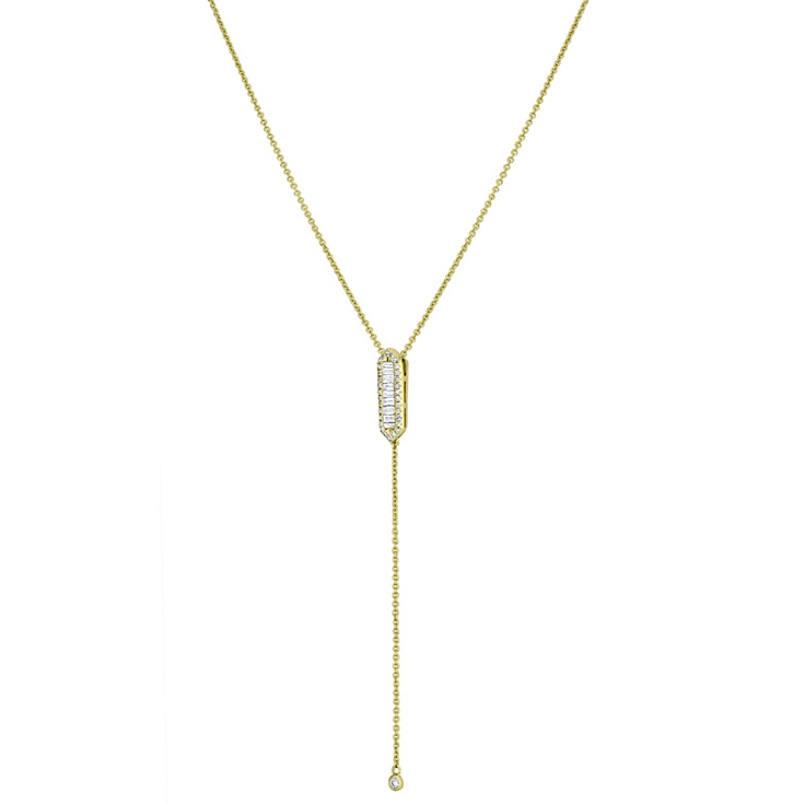 Lariat Diamond Necklace