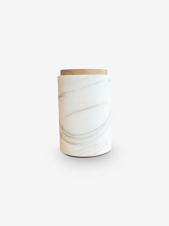 Vaso pieghevole in carta Kraft Drop bianco - Norbe