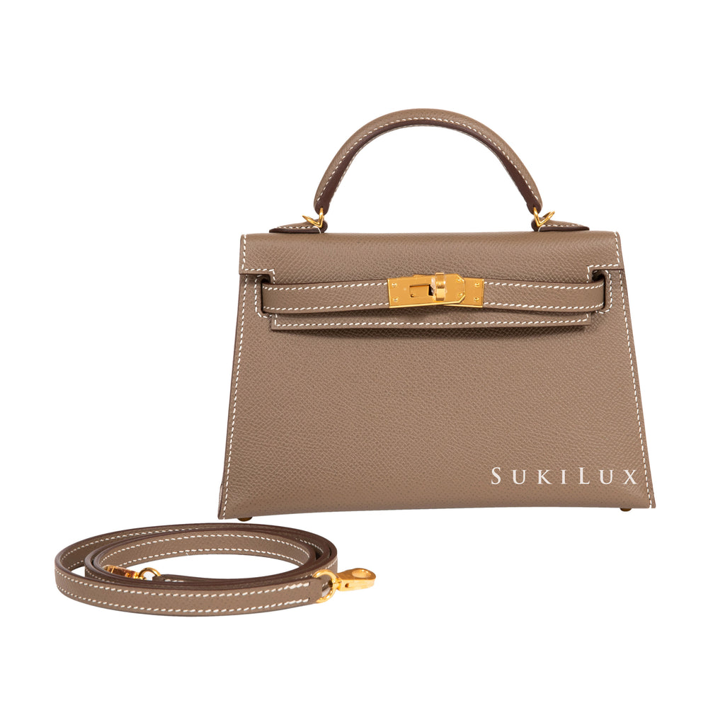 hermes mini kelly epsom