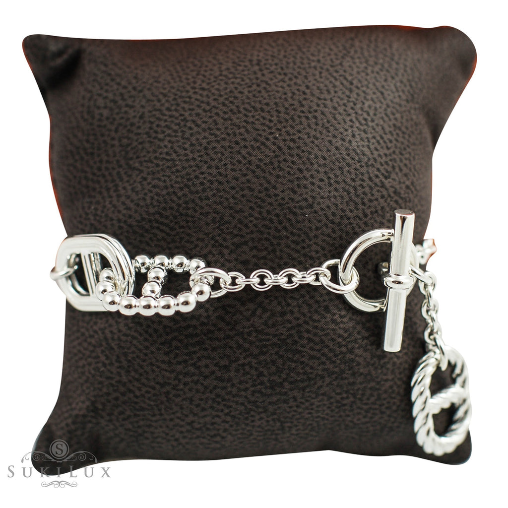 Hermès Silver Bracelet Farandole – SukiLux