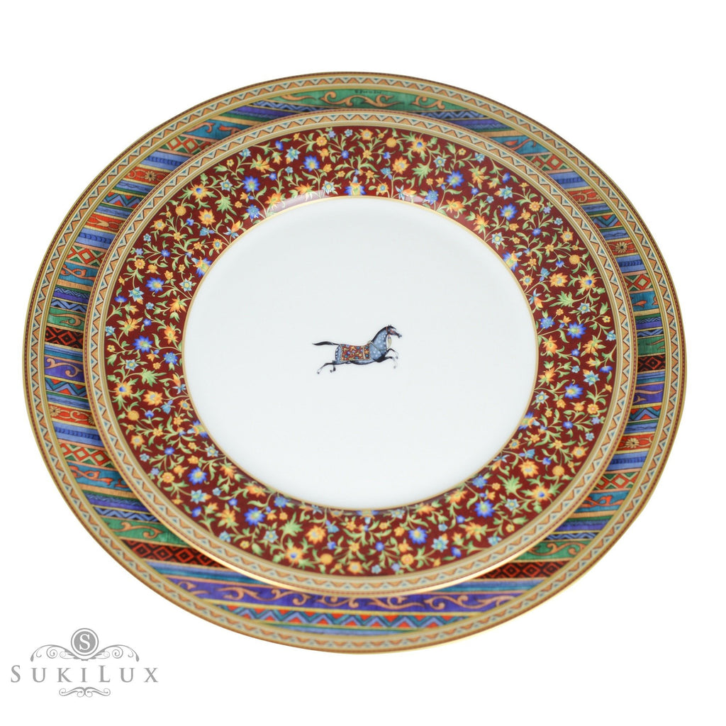 Hermes Cheval D Orient American Dinner Plate And Serving Dish Sukilux