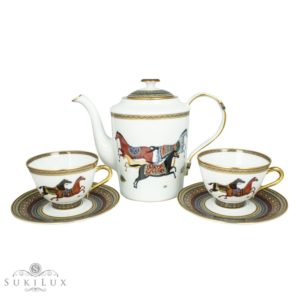 hermes tea cup set