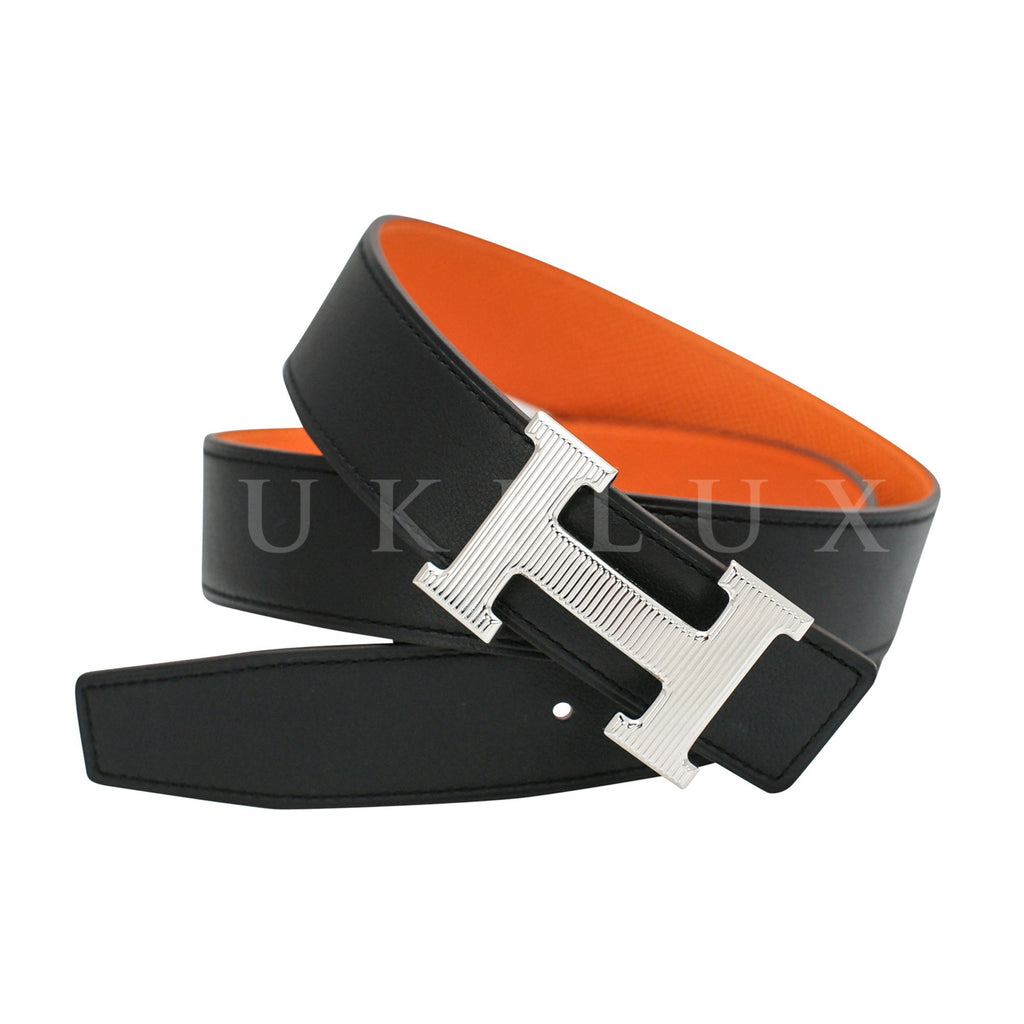 orange hermes belt