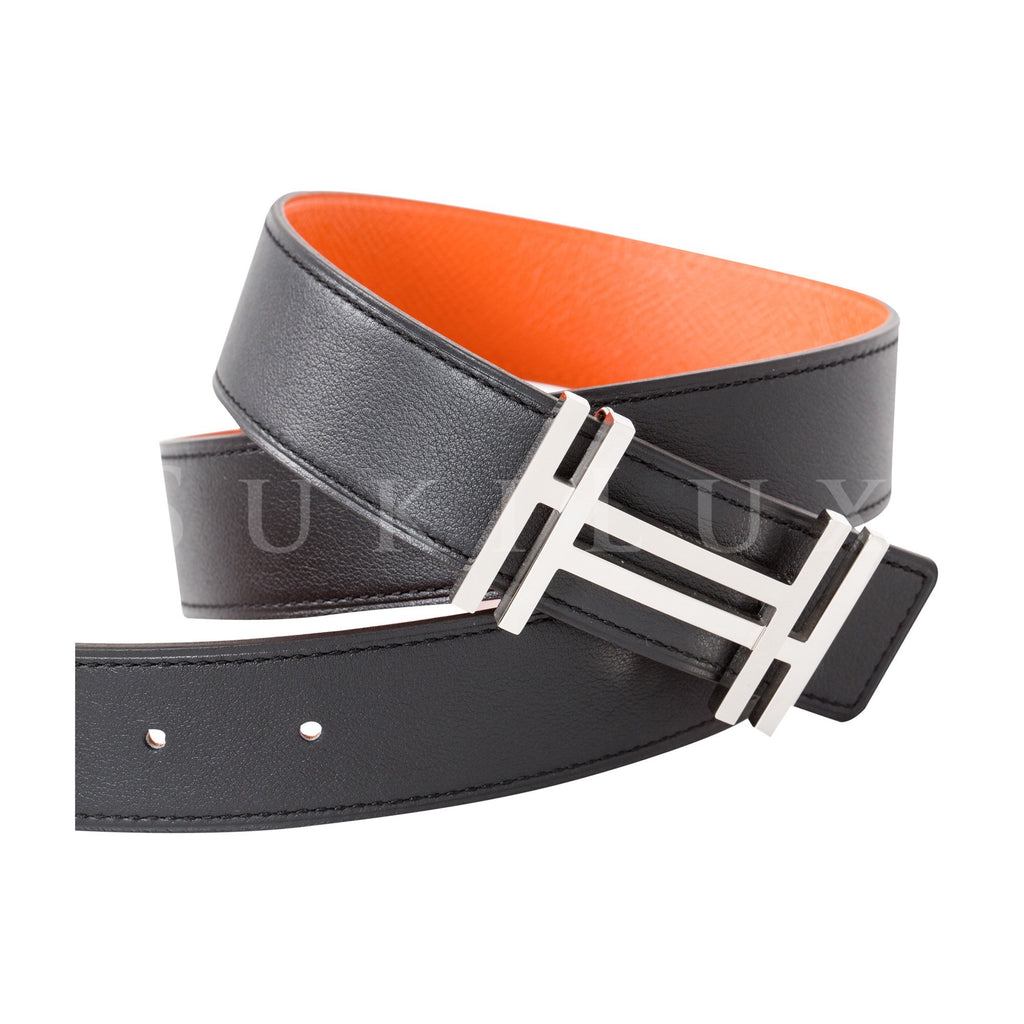 hermes black buckle