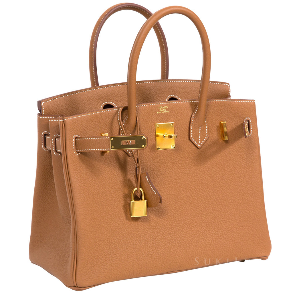 Hermès Birkin 30cm Veau Togo CC Gold 37 