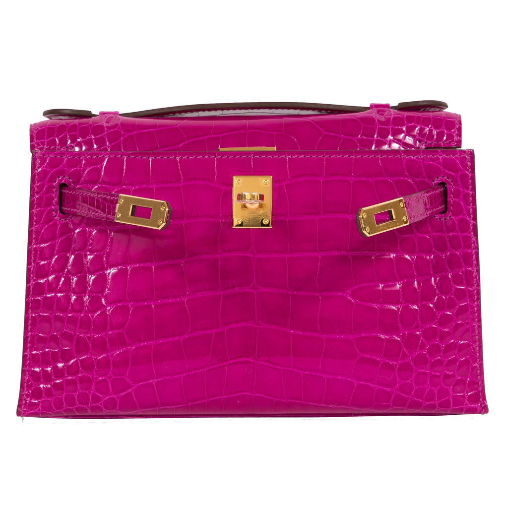 hermes kelly pochette crocodile