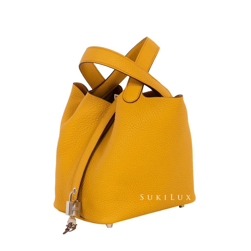 hermes picotin yellow