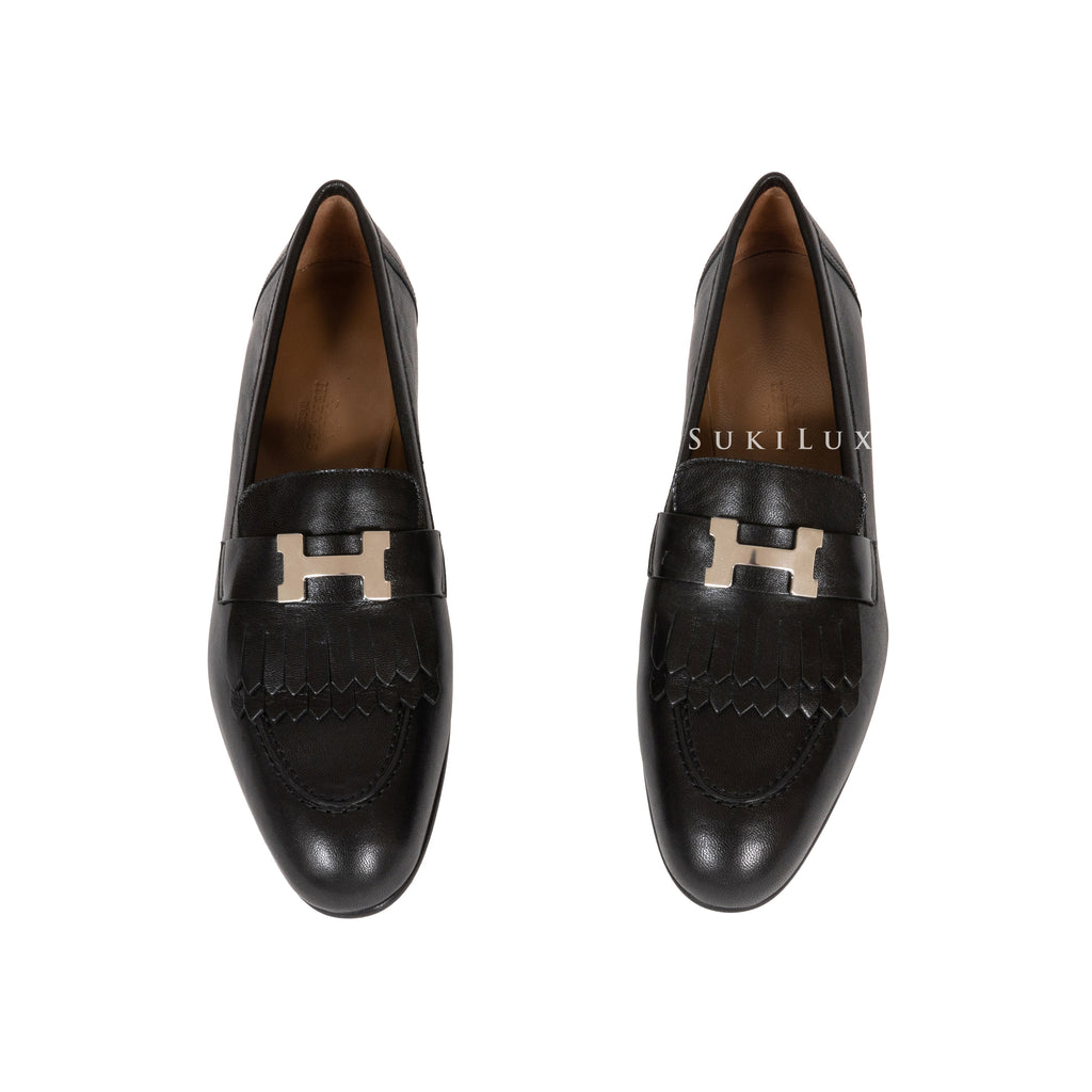 Hermès Royal Loafer Palladium H Buckle 