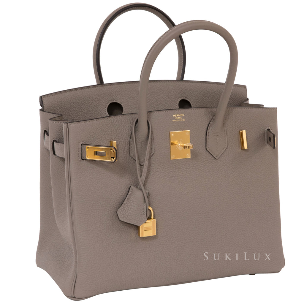 Hermès Birkin 30cm Veau Togo M8 Gris 