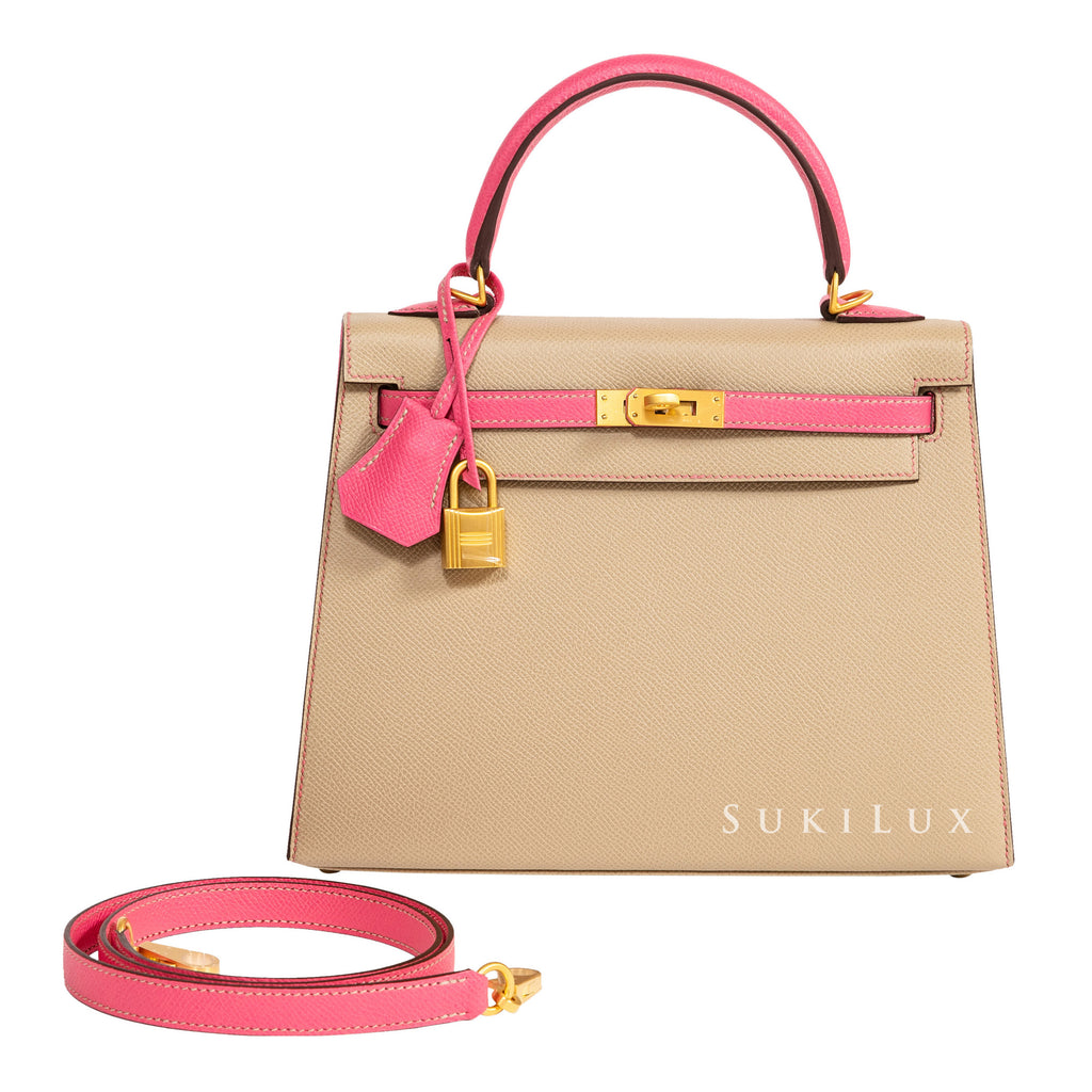 hermes kelly bicolor