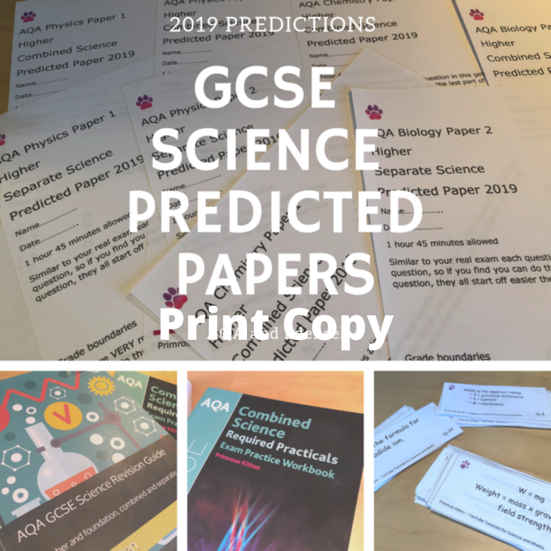 Gcse Science Predicted Papers Printed Copies Primrose Kitten