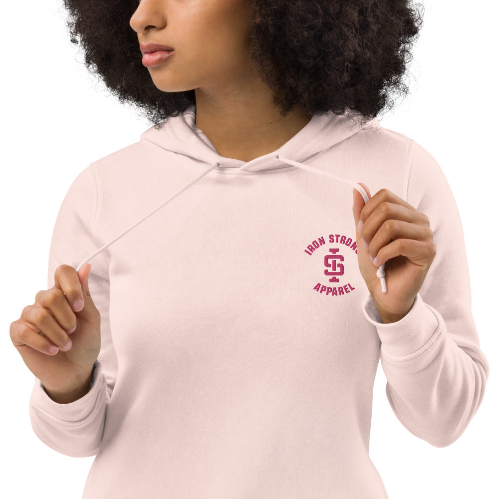 Soft Rose Eco Hoodie | Iron Strong Apparel
