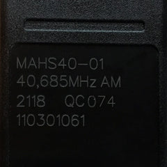 Dickert MAHS40-01 40,685 MHz AM côté arrière