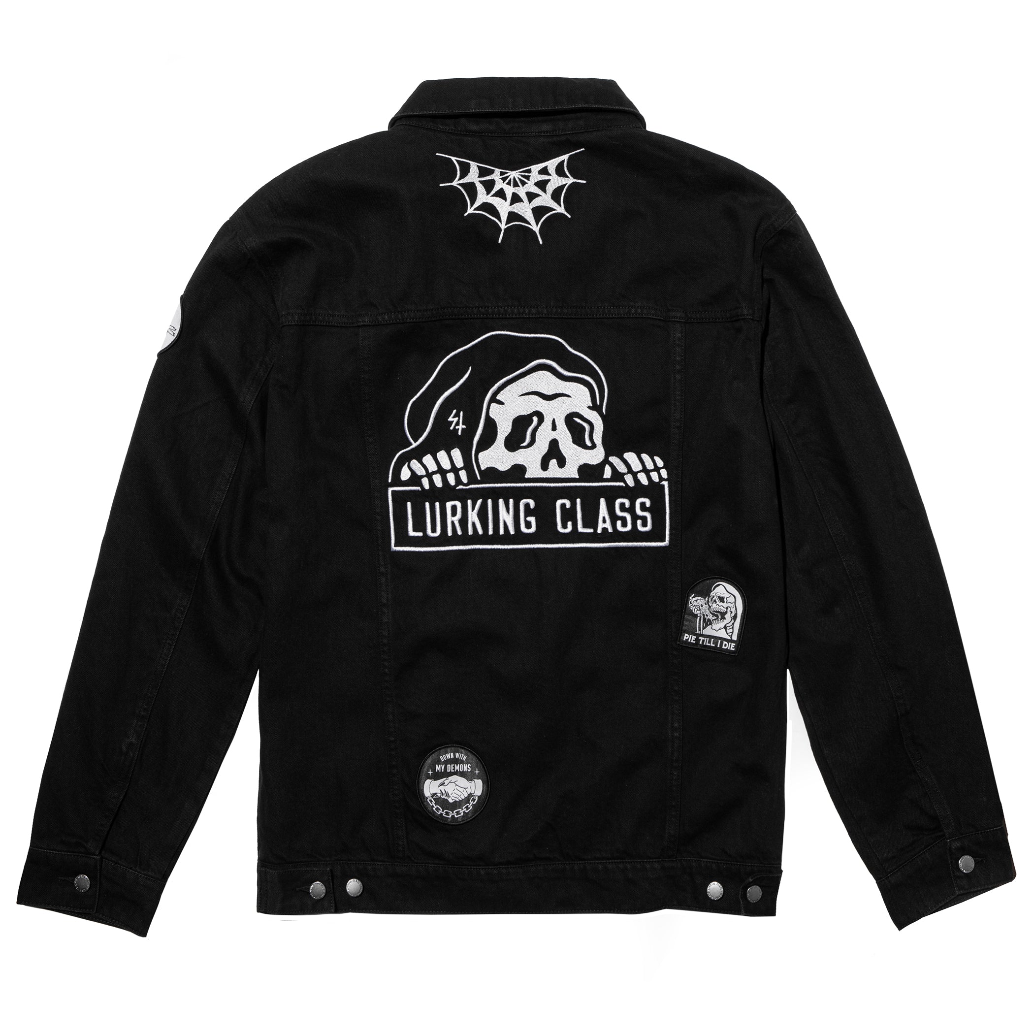 Vicious Denim Jacket - Black – Lurking Class