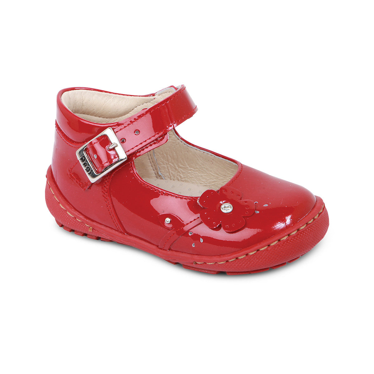 kids red patent shoes