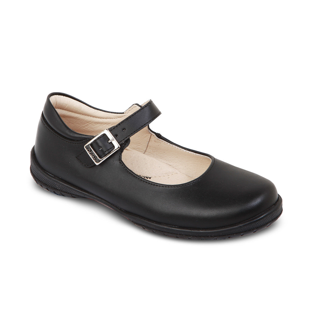 infant black school shoes