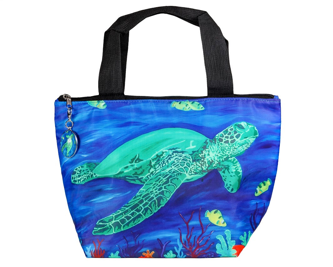 sea turtle lunch bag