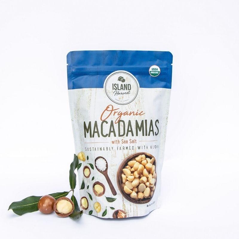 Organic Salted Macadamia Nuts 8oz | Hawaiian Farmers Market