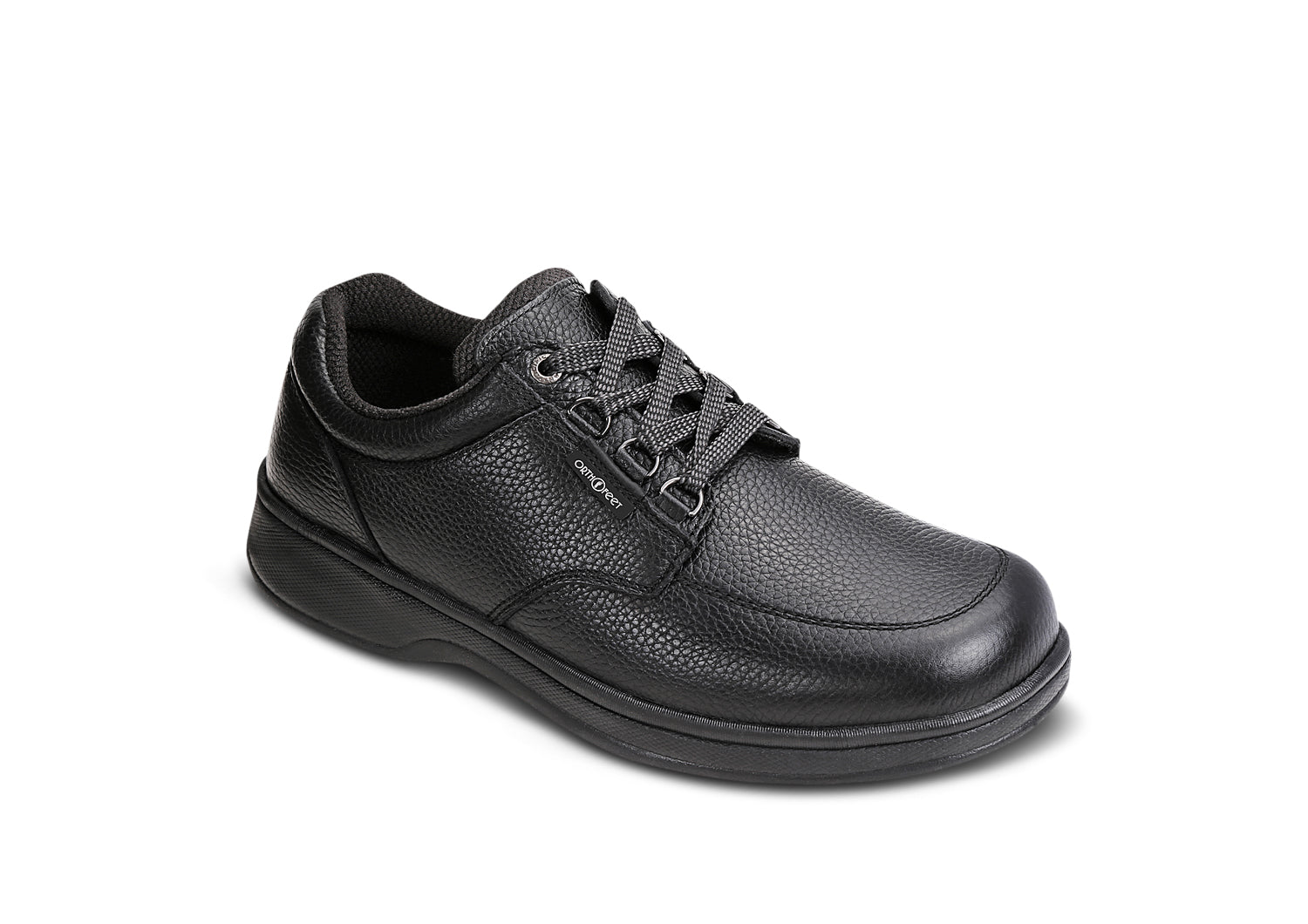 Avery Island Black Men's Orthopedic Comfort Shoes | OrthoFeet