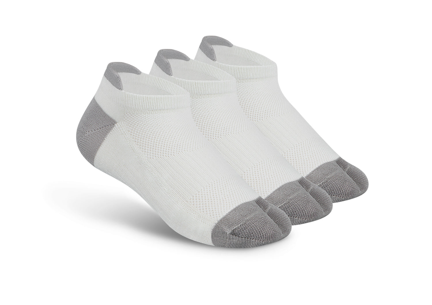 Bunion Relief Padded Low Cut Socks White | OrthoFeet