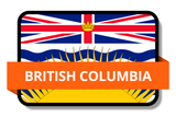 British Columbia BC Online Stickers (Label) Shop Auto Car LandsAndPoeple.com