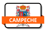 Campeche State Flags Stickers