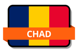Chad State Flags Stickers