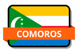 Comoros State Flags Stickers