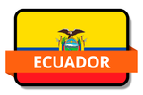 Ecuador State Flags Stickers