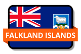 Falkland Islands City Names Stickers