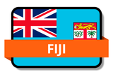 Fiji State Flags Stickers
