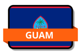 Guam State Flags Stickers