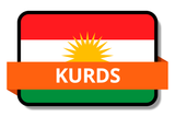 Kurds State Flags Stickers